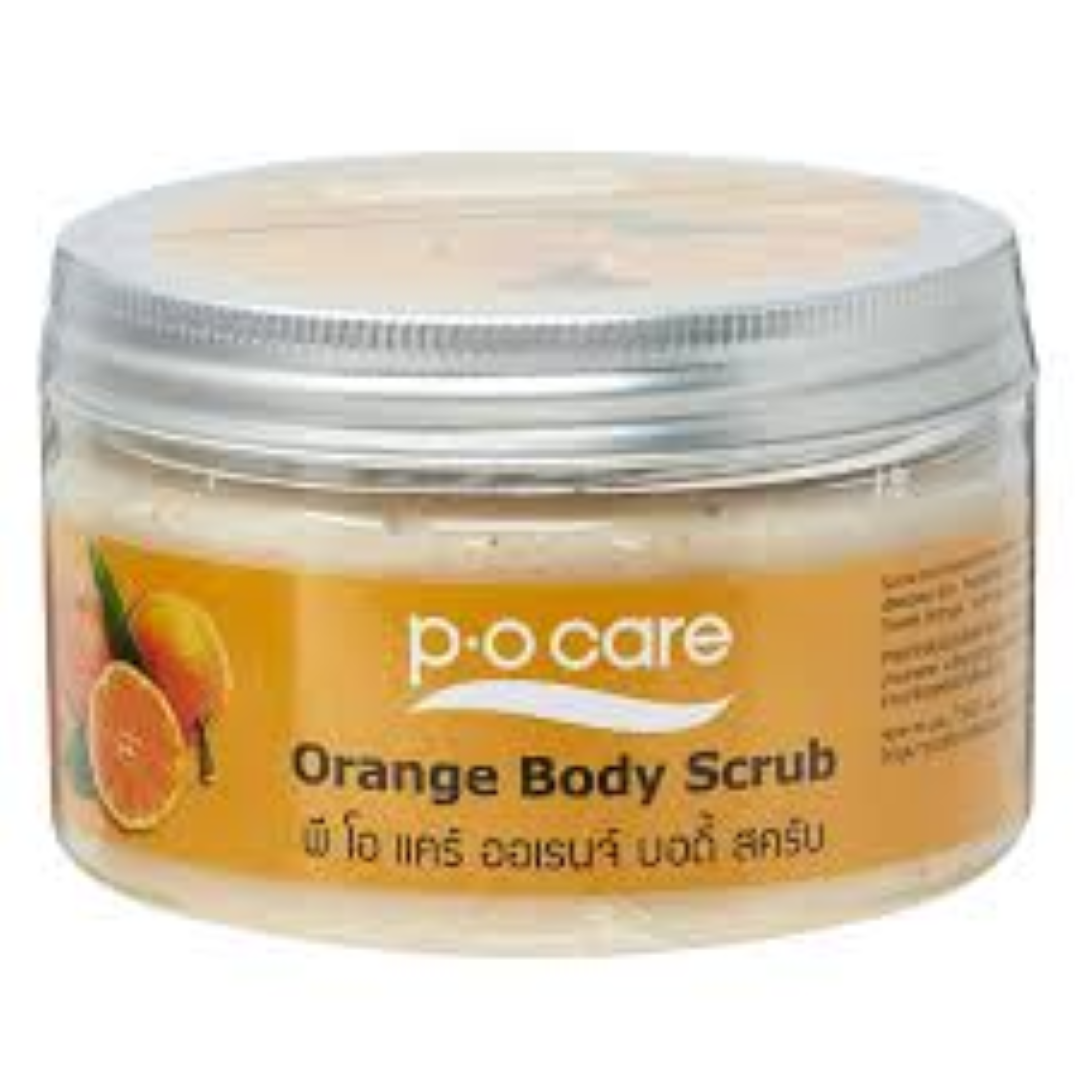 P.O CARE ORANGE BODY SCRUB 250G